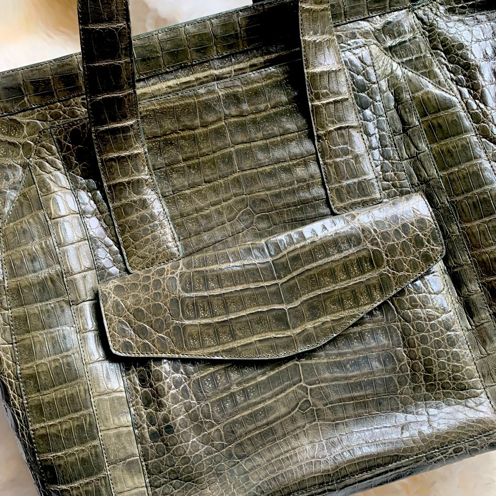 Nancy Gonzalez Crocodile Tote Bag Handbag